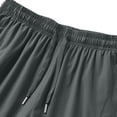 thumbnail image 5 of Men's Workout Running Shorts 7 Inch Lightweight Athletic with Zipper Pockets No Liner Quick Dry Gym Active Training Shorts Big and Tall Size S-3XL Dark Gray, 5 of 9