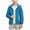 Blue, variant on NOLDARES Boys Girls Rain Jackets Waterproof Hooded Fleece Raincoats Lightweight Windbreakers for Kids(Grey,6-7 Years)