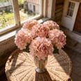 thumbnail image 5 of 18.5 inch Lifelike Artificial Hydrangea Large Real Touch Flowers Artificial Flowers Dry Flowers Outdoor Wedding Christmas Office Family Party Living Room Table Decoration （Khaki）, 5 of 6