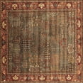 thumbnail image 1 of Ahgly Company Indoor Square Oriental Brown Traditional Area Rugs, 8' Square, 1 of 4
