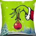 thumbnail image 1 of Decoraciones navideñas 2023, fundas de almohadas de Feliz Navidad, suministros de decoración navideña 2023 para regalos, 1 of 4