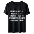 thumbnail image 4 of Camiseta de mujer Camisetas divertidas y lindas de manga corta Camiseta con estampado de letras divertidas Regalo Tops Blusa Regalo para parejas Pompotops hfajkhk126954, 4 of 8