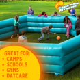 thumbnail image 4 of Gaga Ball Pelotas de juegos de 8,5 pulgadas con bomba de aire (paquete de 3 animales) - Pelotas de goma duraderas Tamaño oficial para Dodgeball y Balonmano - Ideal para el recreo escolar y juegos al a, 4 of 5