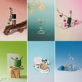 thumbnail image 6 of Gradient Color Photography Backdrops 2 Sided Photo Backgrounds Wallpaper Studio Waterproof Products Photographic Props, 6 of 6