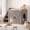 Grey, variant on Cat Litter Box Enclosure, 32" Hidden Litter Box Furniture with Pet Stairs , Cat Washroom with Large Interior, Farmhouse Indoor Litter Box Cabinet, Grey