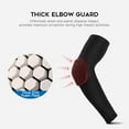 thumbnail image 4 of 1pcs Manchon de Coude Femmes Hommes Antidérapant Support de Coude Protection pour Basketball Volleyball Footabll Cyclisme Course, 4 of 8