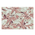 thumbnail image 1 of Floral Cutting Board, Swirled Florets in Pastel Tones Romantic Shabby Form Fragrance Pattern, Decorative Tempered Glass Cutting and Serving Board, Large Size, Beige Coral Maroon, by Ambesonne, 1 of 1