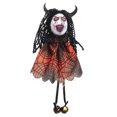 thumbnail image 2 of CSChome Charm Ghost Decoration with Bells: Soft Mini Ghost Face Stuffed Hanging Ornament for Horror Festival, 2 of 7