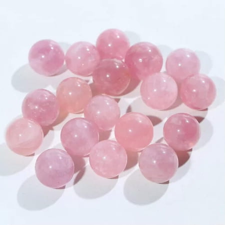 EOEMY Natural Quartz Crystal Healing Gems Sphere Ball Energy Stone Reiki Decor + Stand-Rose Quartz (About 30mm 45G) EOEMY Natural Quartz Crystal Healing Gems Sphere Ball Energy Stone Reiki Decor + Stand-Rose Quartz (About 30mm 45G)
