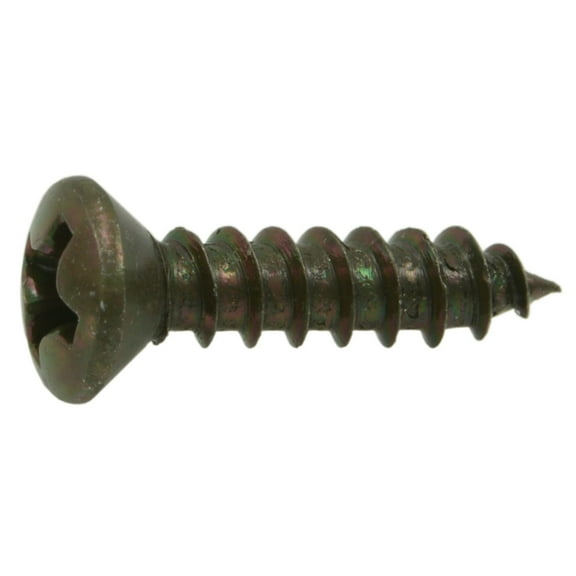 #6 x 5/8" Phillips Oval Head Decorative Sheet Metal Screws SMSOB-077 (40 pcs.)