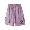 thumbnail image 3 of Karoyedx Toddler Shorts Boys Kids Boys Active Sports Shorts Elastic Waist Comfort Fit Summer Shorts Purple Size,13-14 Years, 3 of 5