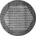 thumbnail image 1 of Ahgly Company Indoor Round Persian Gray Traditional Area Rugs, 5' Round, 1 of 1
