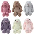 thumbnail image 2 of Muñeco de peluche de conejo, juguetes de animales, muñeco de peluche de conejo, lindo muñeco de peluche de conejo, regalos de Navidad, 30 cm, marrón, 2 of 4
