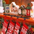 thumbnail image 3 of Ziuscore 4PCS Christmas Stocking Holder For Mantle Hanging Christmas Stocking Holder Stocking Holder BLACK, 3 of 6