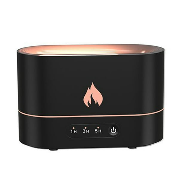 Sywqhk Difusor de aromaterapia eléctrico Humidificador de aire USB inteligente LED de 250 ml (negro) Sywqhk Para estrenar