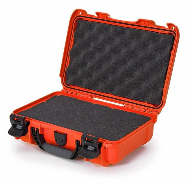 Funda NANUK 909 con espuma, naranja, impermeable, resistente a los impactos