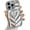 iPhone 12 Pro, variant on Compatible with iPhone 11 Case, Clear Cute 3D Love Heart Pattern Silver Glitter Bling Soft Silicone Shockproof Girls Women Case for iPhone 11