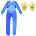 thumbnail image 3 of Nueva película The Rise of Red Ropa para niños Descendants 4 Disfraz de cosplay rojo para niñas Vestido de princesa de Halloween Vestidos de fiesta, 3 of 5
