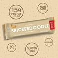 thumbnail image 3 of Snacks Vegan Protein Bars, Snickerdoodle Bar, Gluten-Free, Plant Based, Low Sugar, High Protein Meal Replacement Bar, Guilt-Free & Nutritious Healthy Snacks for Energy, 15g Protein, Kosher,, 3 of 5