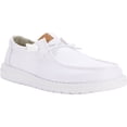 thumbnail image 5 of HEYDUDE Women Wendy Stretch Canvas , White, 10, 5 of 6