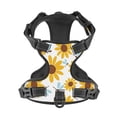 thumbnail image 3 of Kdxio Sunflowers Print No Pull Dog Harness Adjustable Reflective Oxford Easy Control Medium Large Dog Harness for Training and Everyday-, 3 of 8