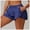 Purple, variant on LYMAYTER Women Running Short High-Waisted Elastic Waistband 2 in 1 for Yoga Sweat Shorts with Pockets S-XL