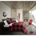 thumbnail image 1 of Safdie & Co. Édredon Ens 3PC K Buffalo Plaid Luxe Rouge/Noir, 1 of 2