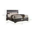 thumbnail image 7 of Traditional Matrix Queen 4 piece Storage Bedroom Set in Gray made with Wood, 7 of 7