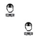thumbnail image 4 of Billuyoard Casco para perros, gafas para gatos, suministros para mascotas, mano de obra transpirable multicolor, solidez duradera, tipo de moda Tipo 10 S 2piezas, 4 of 6