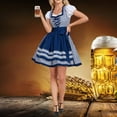 thumbnail image 2 of ANINEO Bavarian Traditional Dirndl Dress Oktoberfest Dirndl Comfy Maid Uniform Festival Waitress Clothess For Women Bar Outfit, 2 of 9