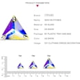 thumbnail image 2 of ZOUSSIQI Rhinestone Triangle Flat Back Crystal Glass NO Hotfix Sew On Rhinestones Crystal for Decoration Dress Clothing Jewelry Accessories - (Color: Light Siam/Size: 22mm-24pcs) CA919-42115, 2 of 2