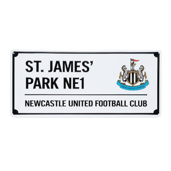 Newcastle United FC Street Sign
