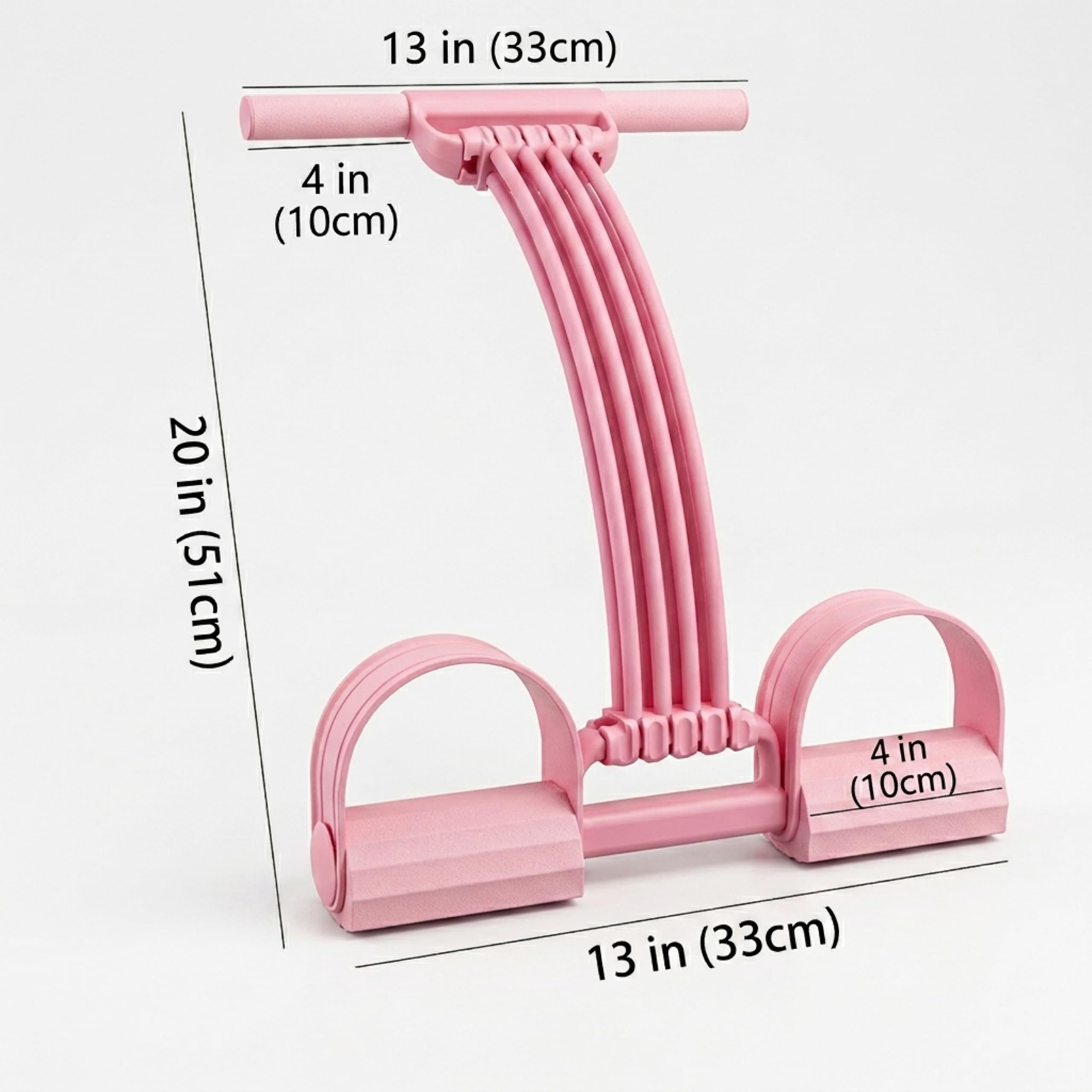 Multi-functional Pedal Resistance Band, Portable Yoga Resistance Trainer for Abs, Arms, Legs & Waist Slimming at Home or Office