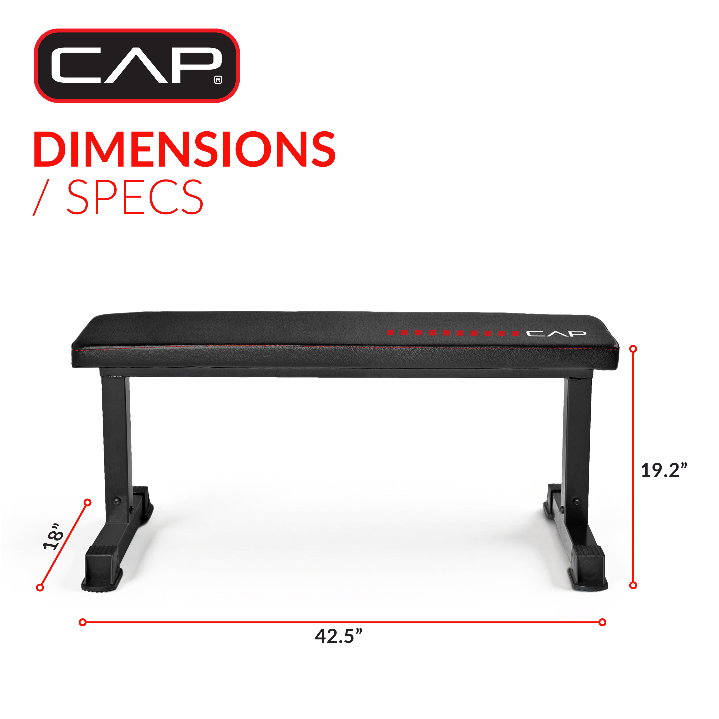 CAP Strength Universal Flat Weight Bench photo 4