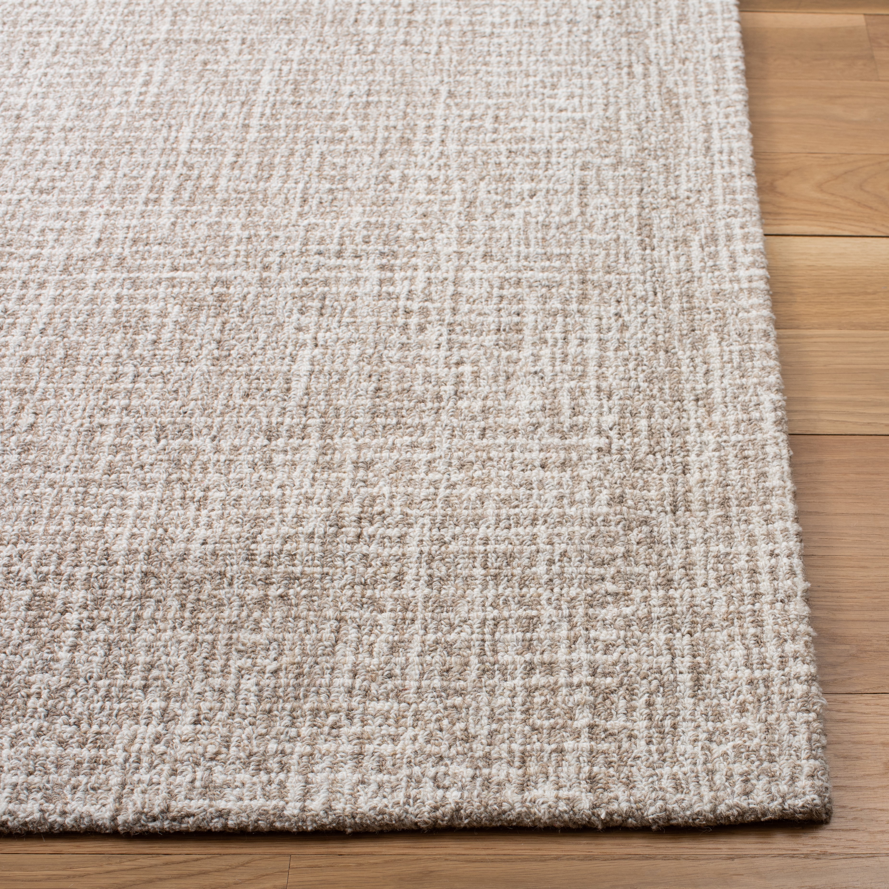 Safavieh Abstract Delia Distressed Wool Runner Rug, Ivory/Gray, 2'3" x 18'