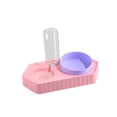 thumbnail image 5 of Dot Bowls Cat Food Dishes Water Fountain Detachable Pet Feeder Waterer for Dogs Cats , double pink, 5 of 10