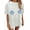 Mint Green, variant on Womens T-Shirt White Distressed Shell Print Short Sleeve crew neck Top Oversized Fit Soft Casual Beach Trips Summer Vacations Cute top