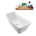 thumbnail image 4 of 62'' Streamline N550CH Freestanding Tub and Tray With Internal Drain, 4 of 7