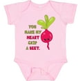 thumbnail image 3 of Inktastic You Make My Heart Skip a Beet Boys or Girls Baby Bodysuit, 3 of 5