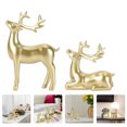 thumbnail image 3 of MasteelfCA 2Pcs Creative Deer Adornment Modern Desktop Adornment Resin Home Decor, 3 of 8