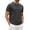 Dark Gray, variant on Men's T Shirts Short Sleeve Casual V Neck T-Shirt Soft Notch Neck Tee Classic Plain Shirts,Light Blue (XXL)