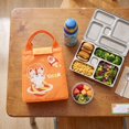 thumbnail image 6 of PYURTEP Lunch Bag, Cartoon Animal Insulated Lunch Box with Handle, Waterproof Stain Resistant Food Storage Bag for School Office Picnic Camping, 6 of 6