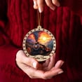 thumbnail image 4 of Personalized Christmas Suncatcher Cobblestone Street, Cobblestone Street Ornament, Cobblestone Street Decorations, Cobblestone Street 2090TG11 fYW5v3 (Cobblestone Street 14), 4 of 4