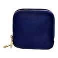 thumbnail image 2 of Estuche de viaje para joyas, bolsa de doble capa, organizador con cremallera, bolsa de almacenamiento para brazaletes, soportes para madres y collares Azul oscuro, 2 of 8
