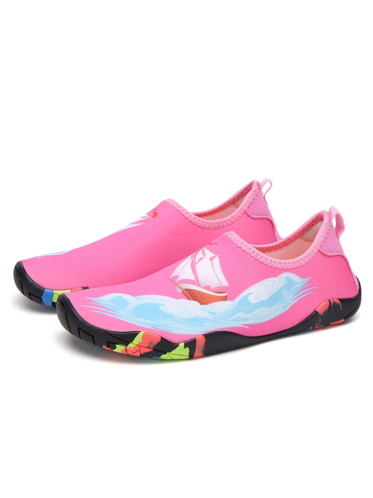 Details about   Mens Women Kids Water Shoes Aqua Socks Diving Surfing  Pool Beach Swim Shoe Size 