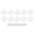 thumbnail image 1 of Unique Bargains LED Strip Light Clips, 40 Pack Mounting Bracket Fixing Clip Plastic Clamp for 8mm-10mm Light Cable Translucent, 1 of 6