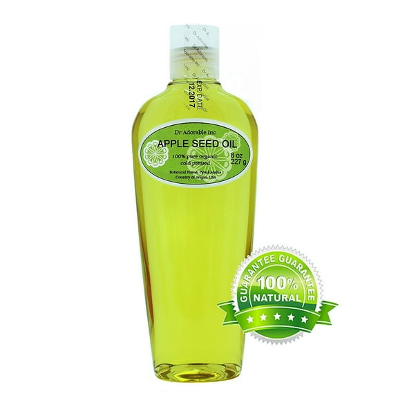 Dr Adorable - 8 oz - Apple Seed Oil - 100% Pure Organic Cold Pressed Natural Hair Skin