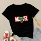 thumbnail image 4 of Camisetas de algodón de Marvel Scarlet Witch para niños, moda de verano, informales, con estampado de superhéroes, estilo Harajuku, color negro, 4 of 5