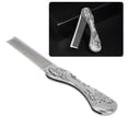 thumbnail image 3 of Folding Beard Comb, Zinc Alloy Prevent Static Pocket Oil Hair Comb for Men, 3 of 7