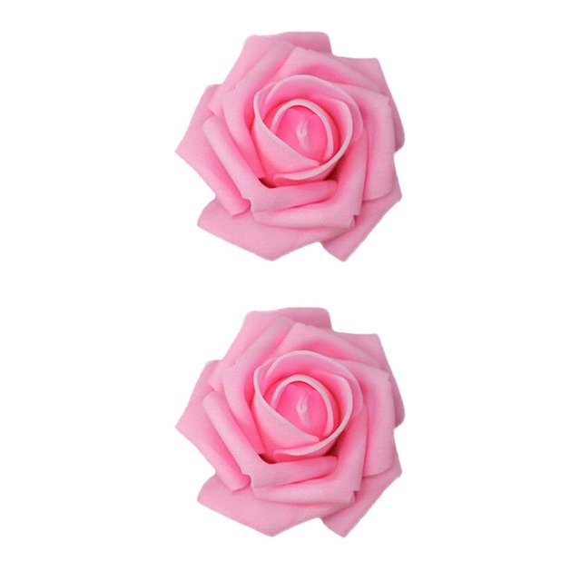 Bewildely 50 piezas de flores biónicas artificiales, rosas de simulación de espuma PE, arreglos florales falsos, decoraciones, regalos de boda Type6 NO6 Bewildely CBP280466